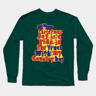 Country Couple Shirts for Christmas Long Sleeve T-Shirt